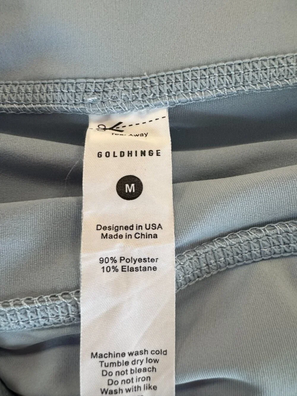Goldhidge Mini Pleated Tennis Skirt Light Blue Size M
